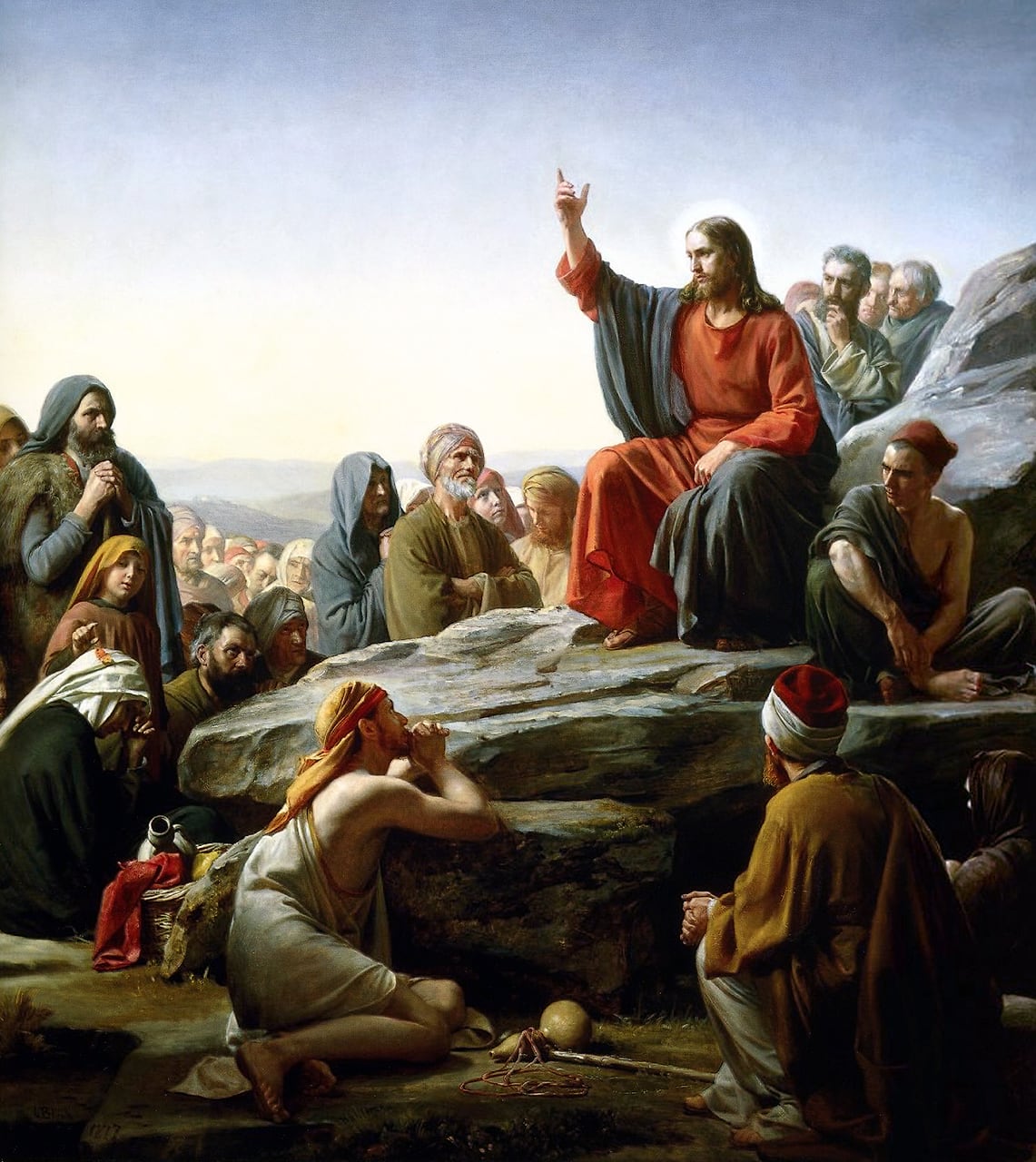 Carl Bloch, The Sermon on the Mount (1877)