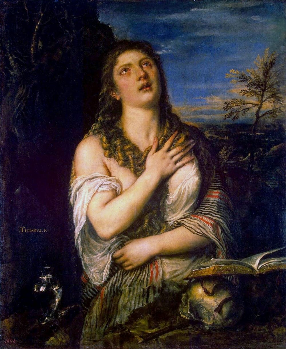 The Penitent Magdalene by Titian