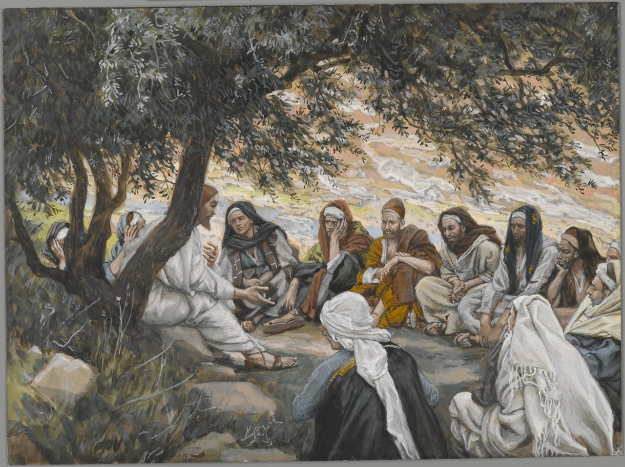 James Tissot, The Exhortation to the Apostles (c. 1886-1894)