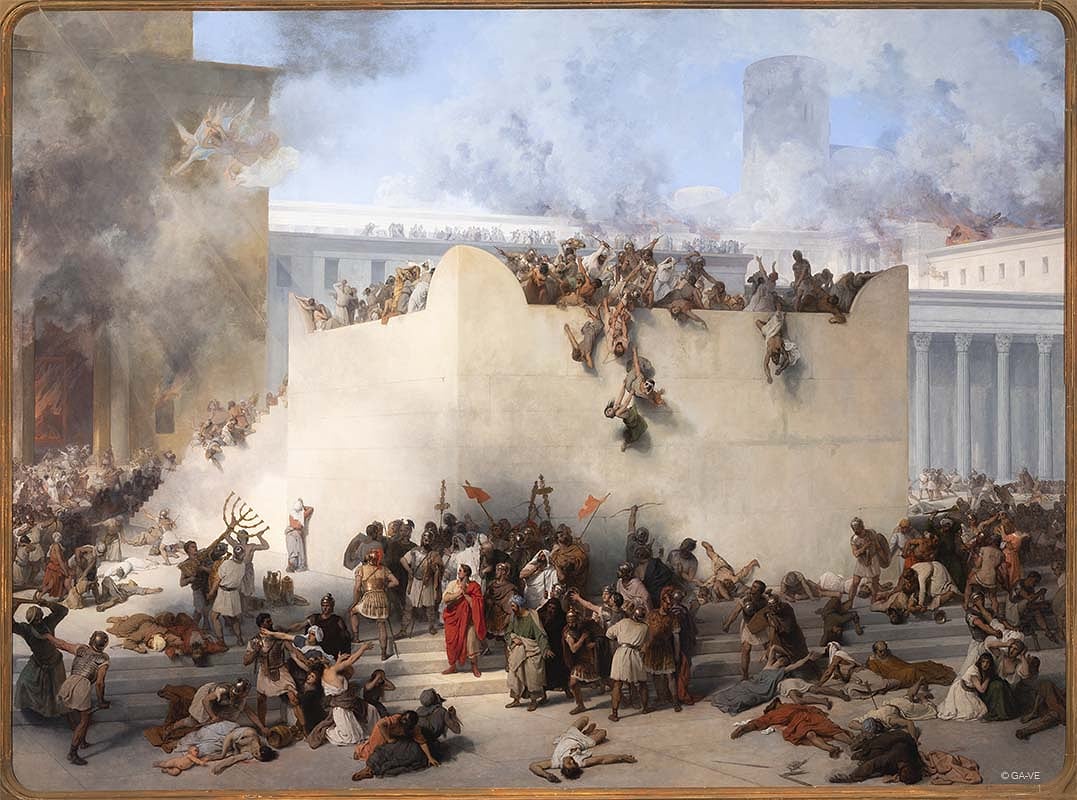 Francesco Hayez, The Destruction of the Temple of Jerusalem, 1867