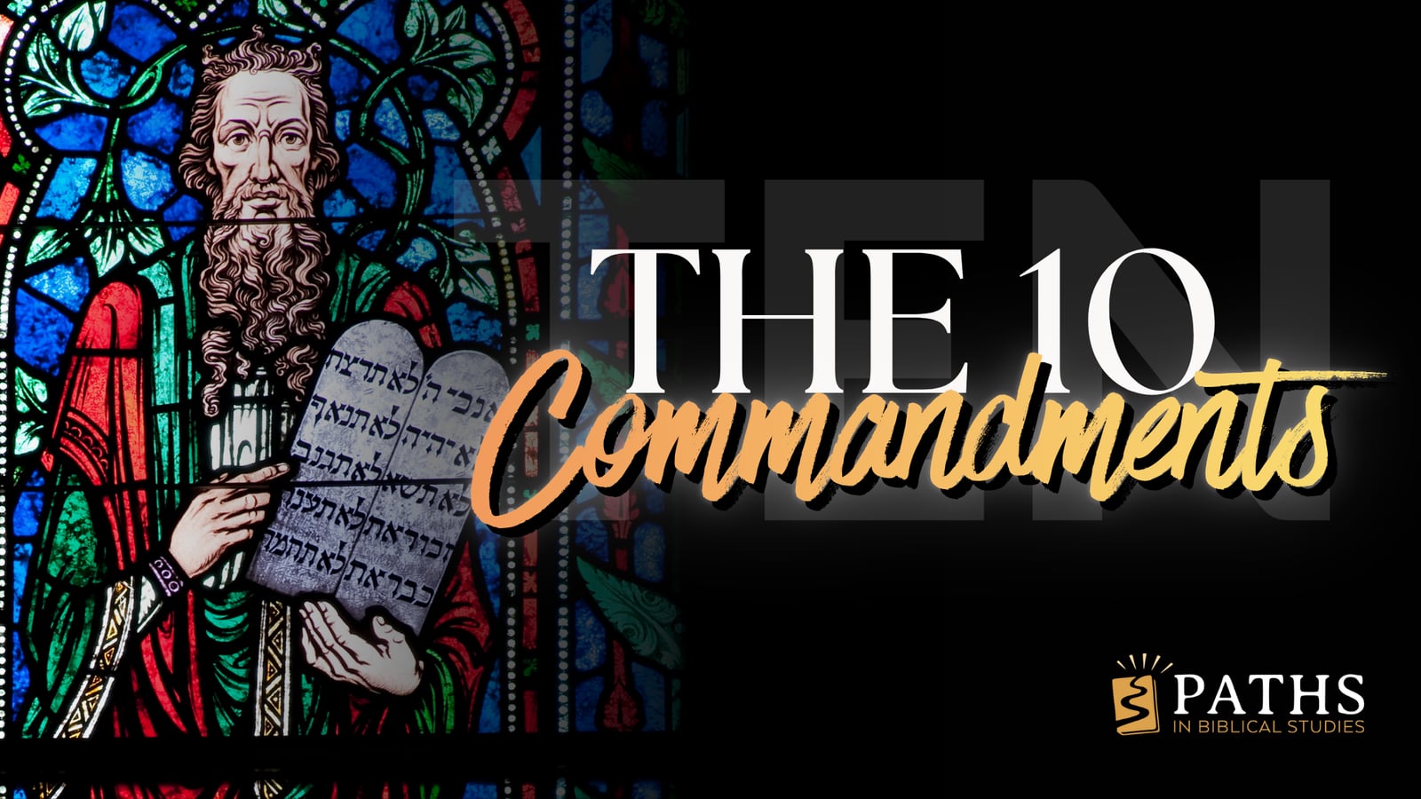 The Ten Commandments course art
