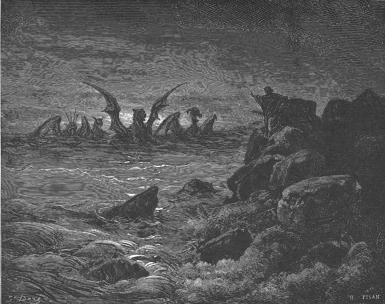 Daniel’s Vision of the Four Beasts — Gustave Doré